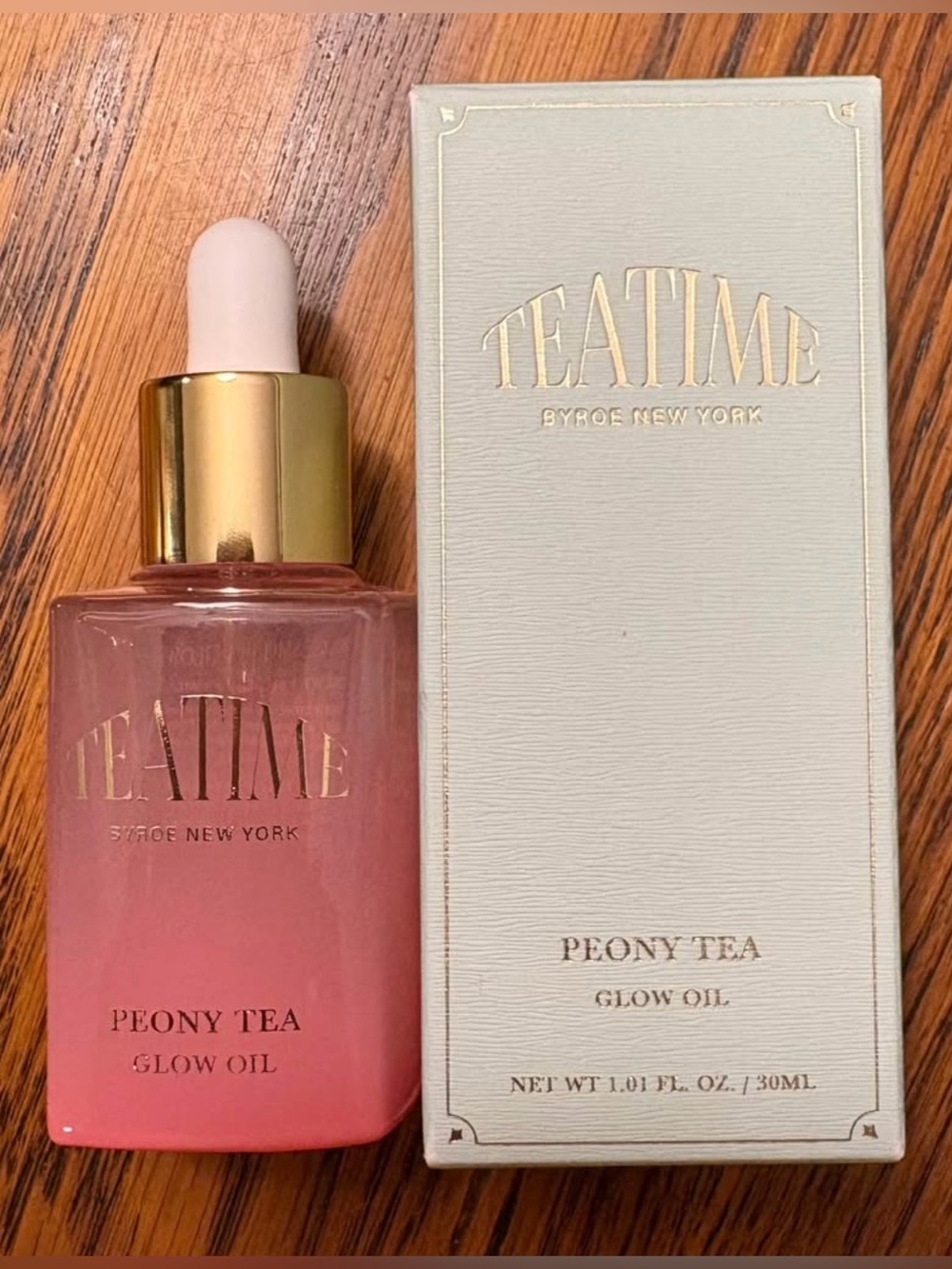 ✨✨TEATIME BYROE NEW YORK Peony Tea Glow Oil